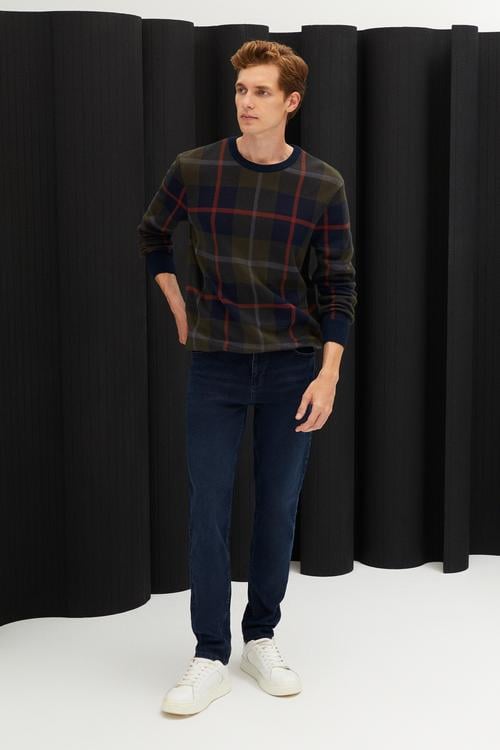  EKOSELİ BİSİKLET YAKA TRİKO KAZAK