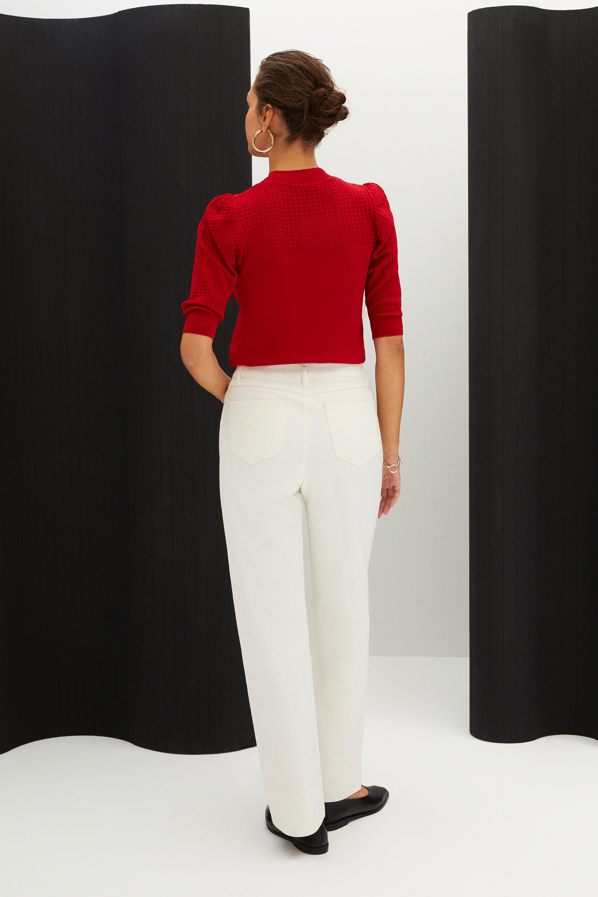 WIDE LEG JEAN PANTOLON