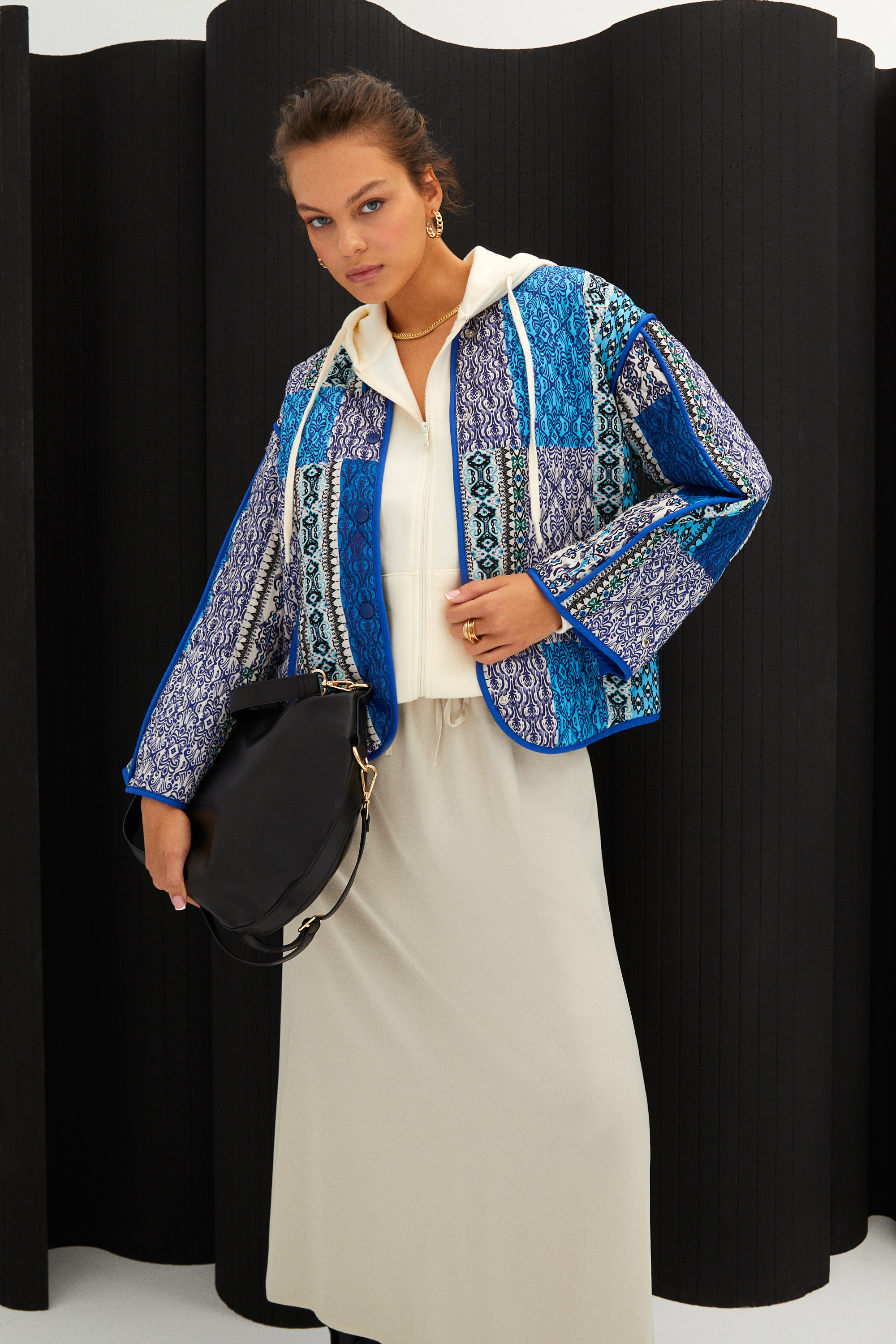 KAPİTONELİ ETNİK CEKET