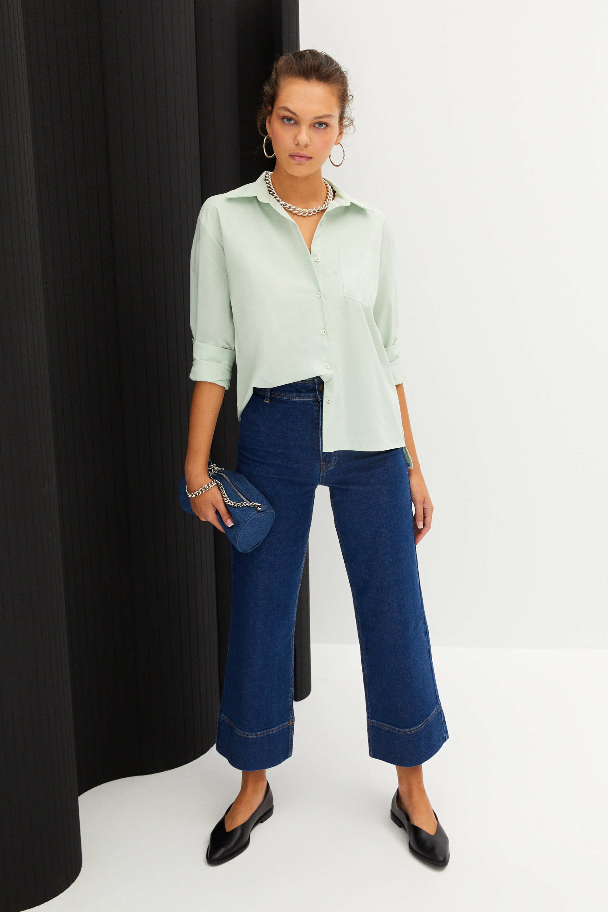 RAHAT KESİM POPLİN GÖMLEK