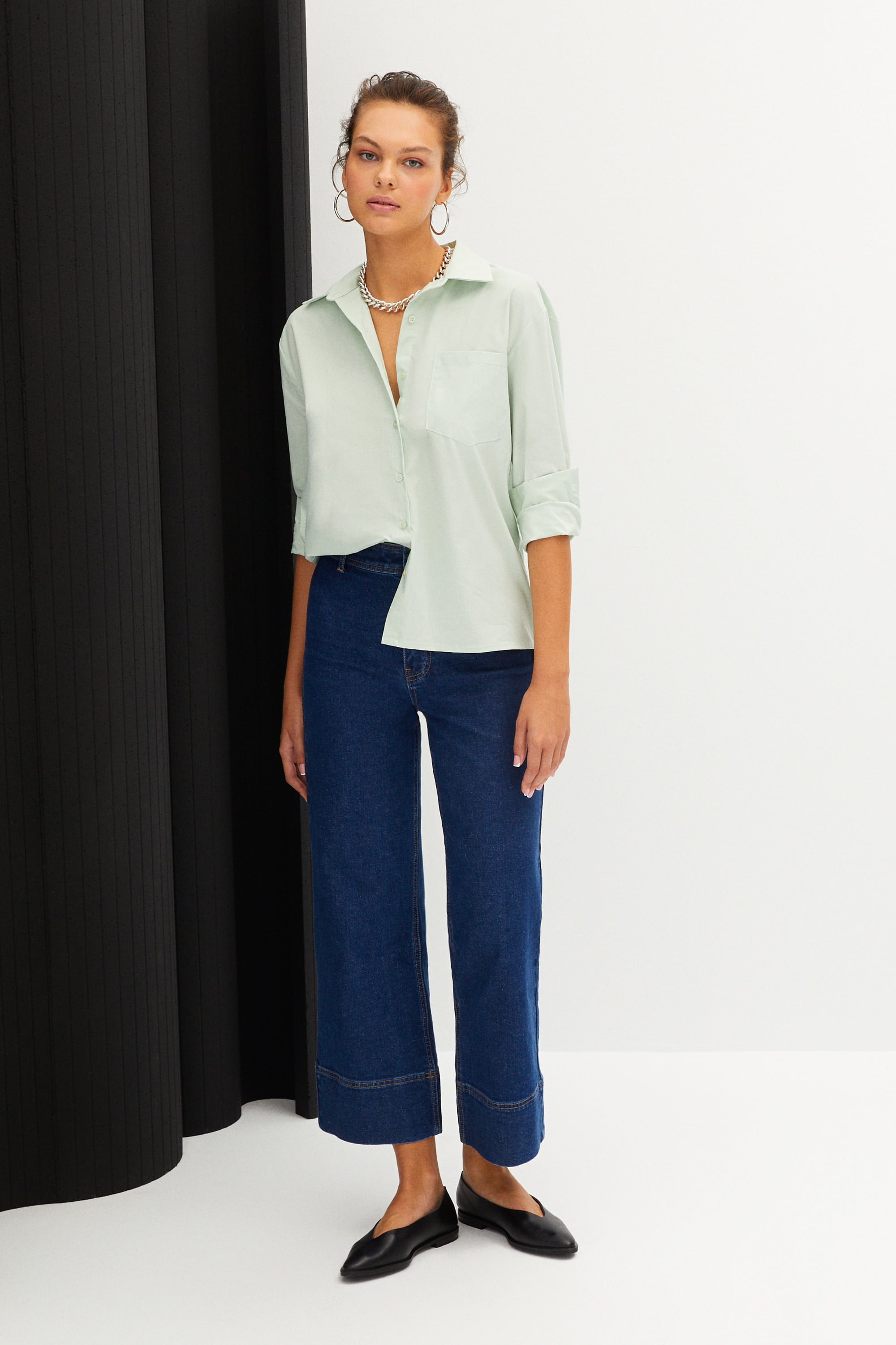 RAHAT KESİM POPLİN GÖMLEK