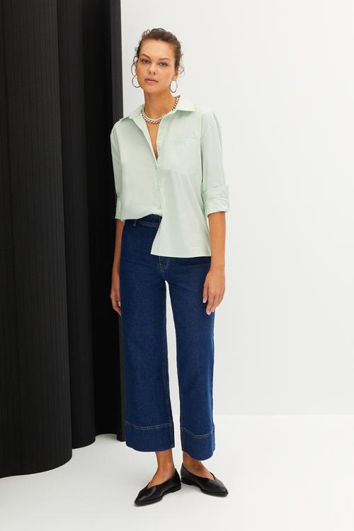  RAHAT KESİM POPLİN GÖMLEK