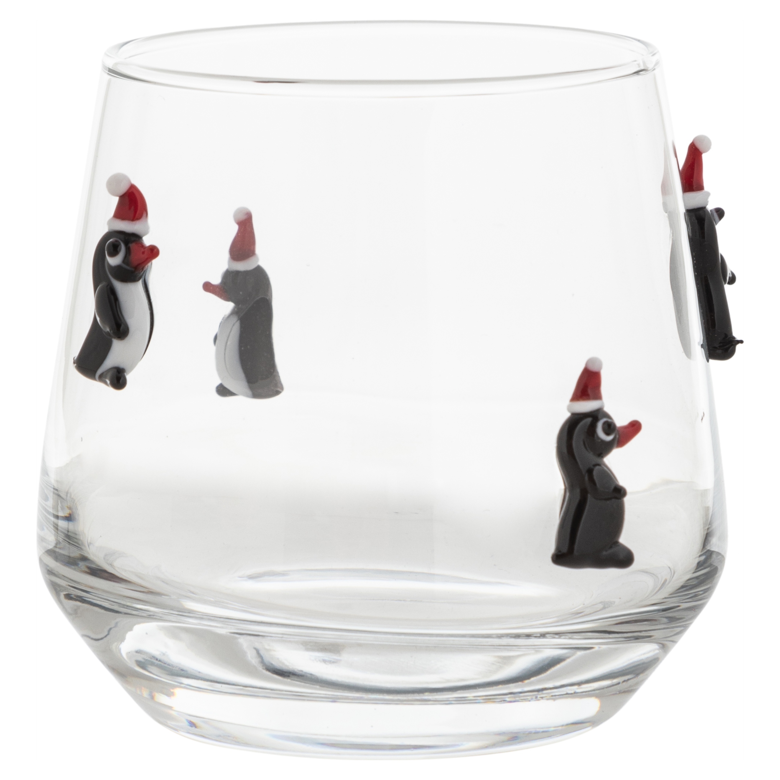 PENGUEN FİGÜRLÜ CAM BARDAK 205 ML