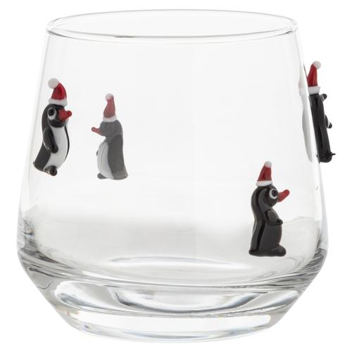  PENGUEN FİGÜRLÜ CAM BARDAK 205 ML