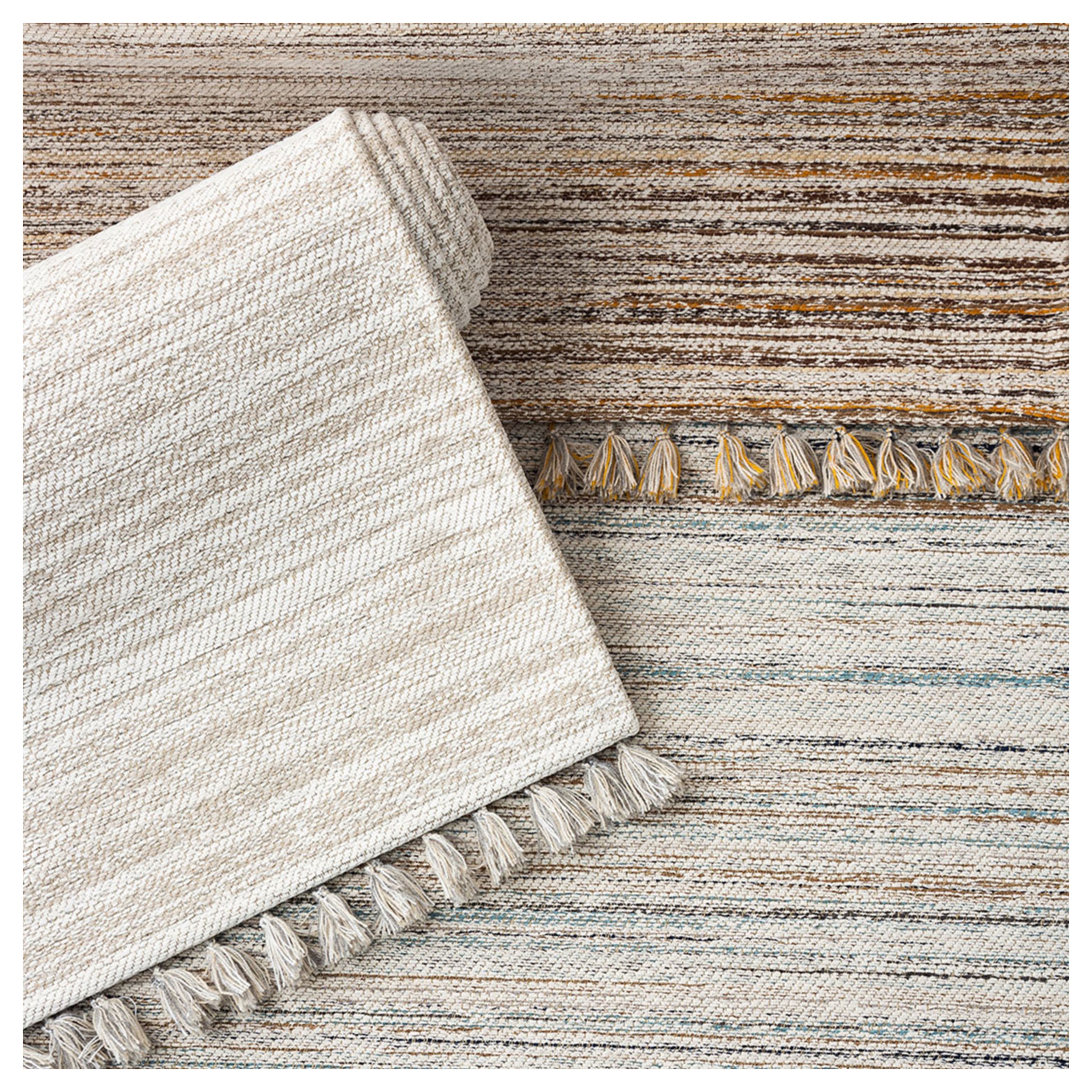 EMILY HALI MAVİ ÇİZGİLİ 120X180