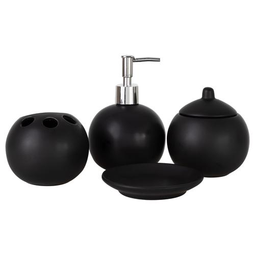  PERLA 4'LÜ BANYO SETİ  MAT SİYAH