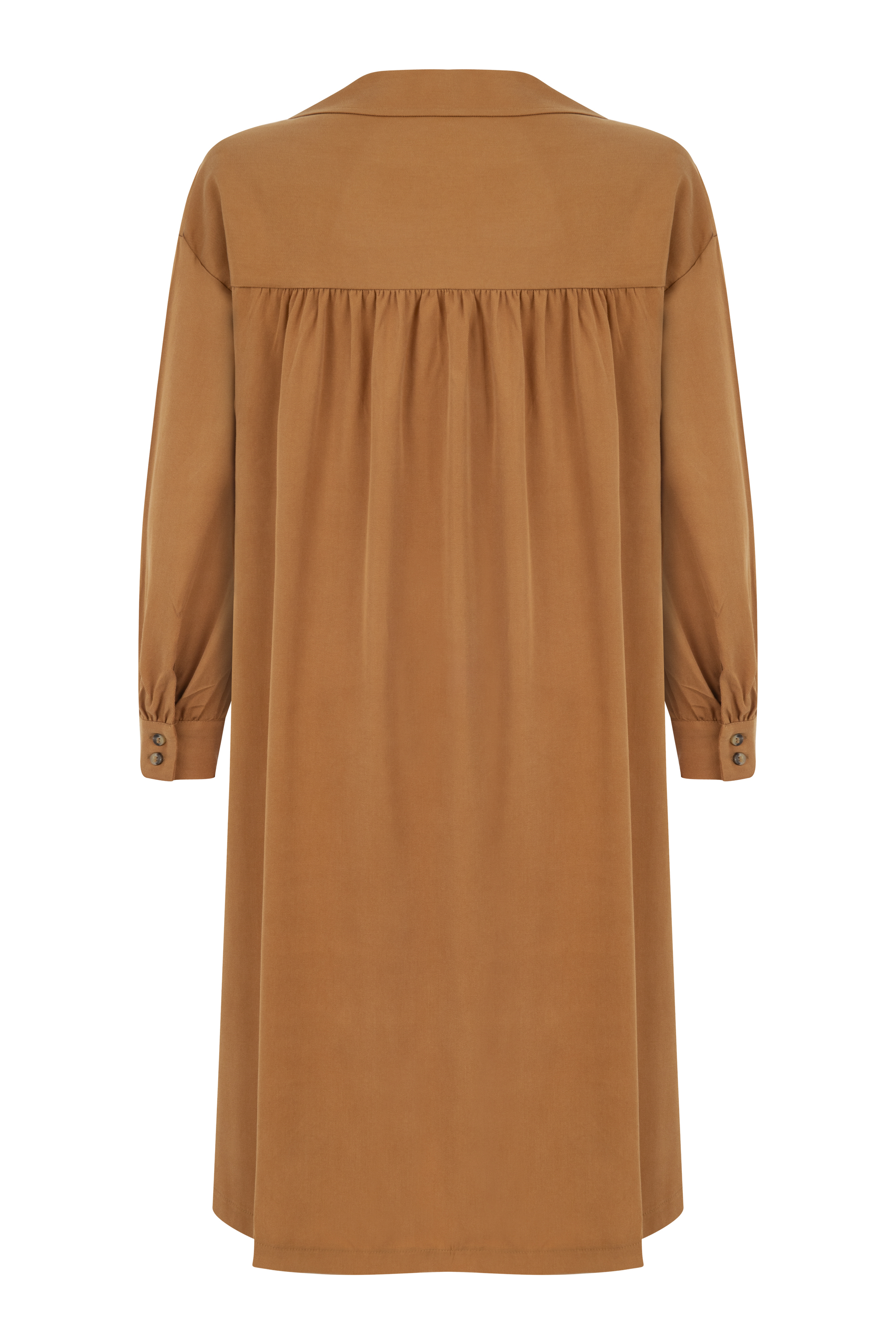 LİYOSEL MİDİ GÖMLEK ELBİSE