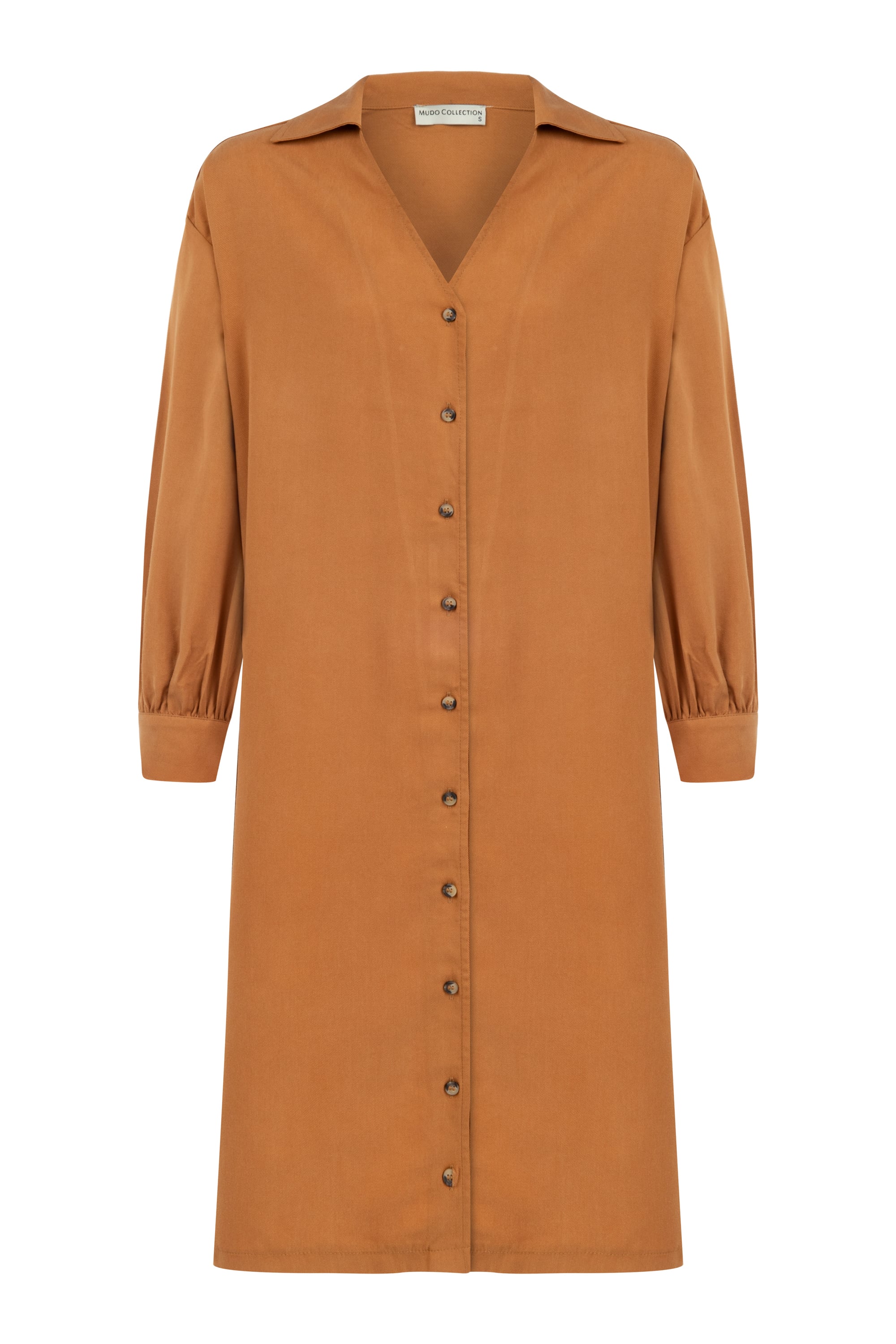 LİYOSEL MİDİ GÖMLEK ELBİSE