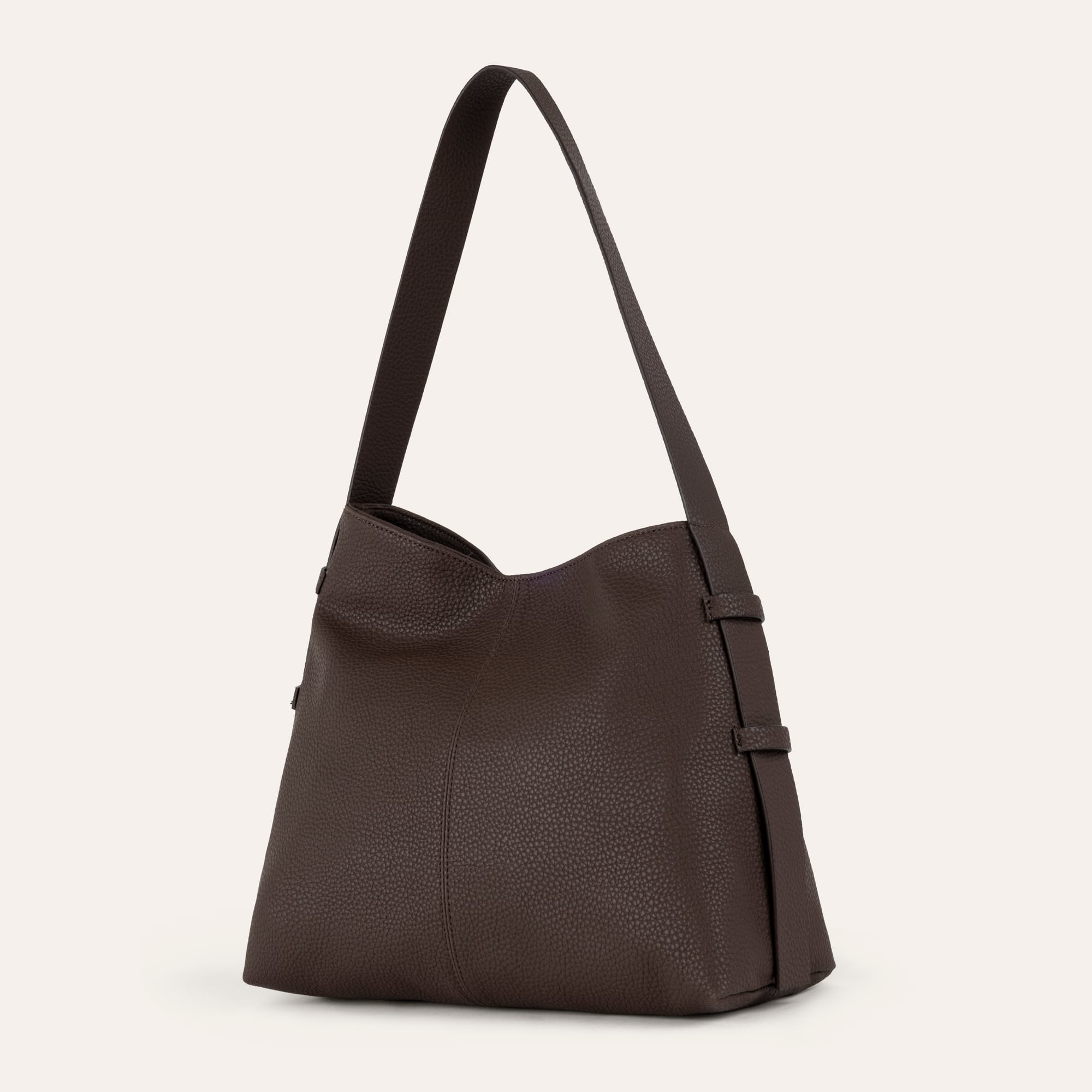 DERİ GÖRÜNÜMLÜ EL ÇANTASI