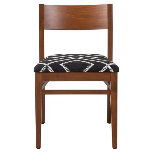  SANTA AHŞAP SANDALYE SİYAH BEYAZ