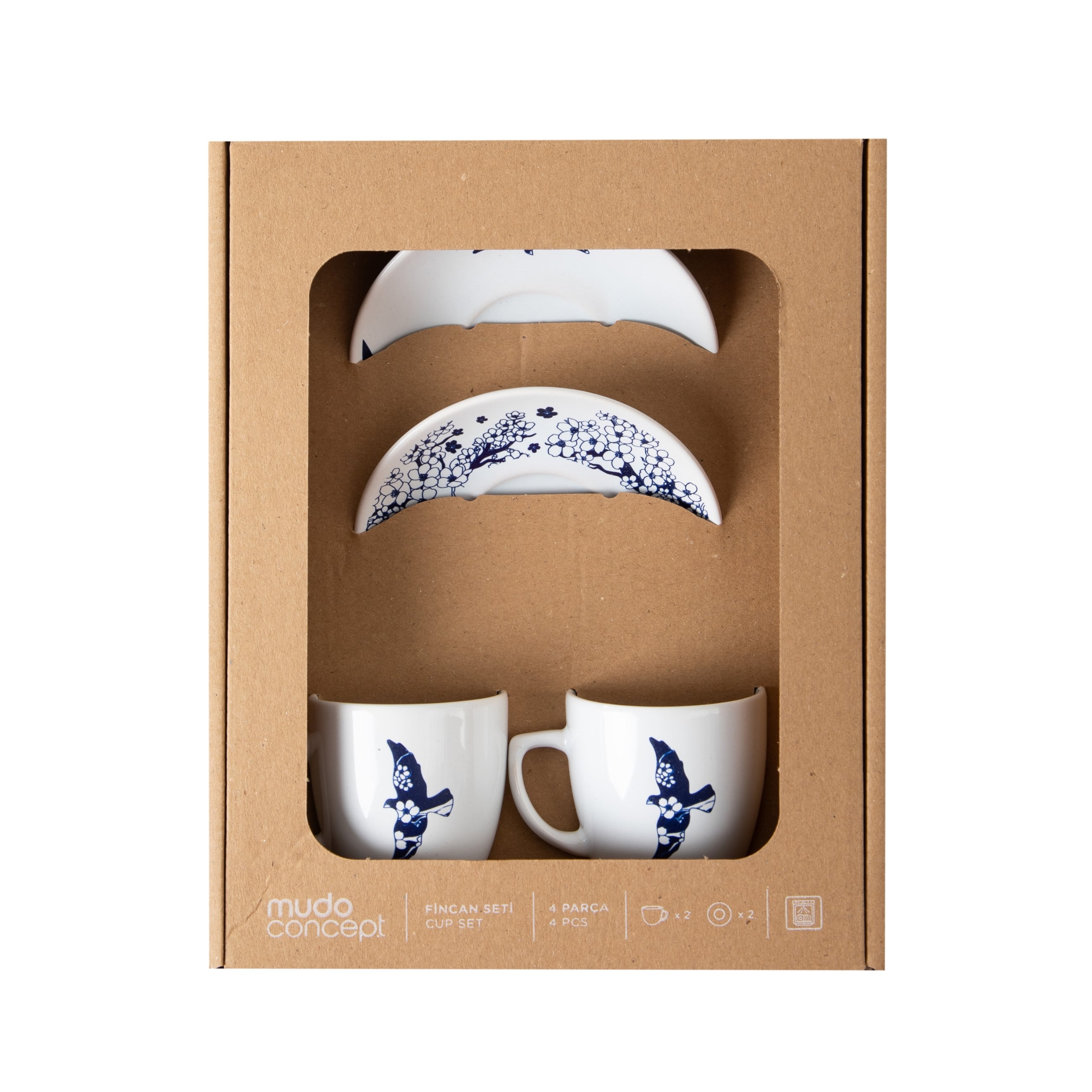 BIRD FİNCAN SETİ 2Lİ