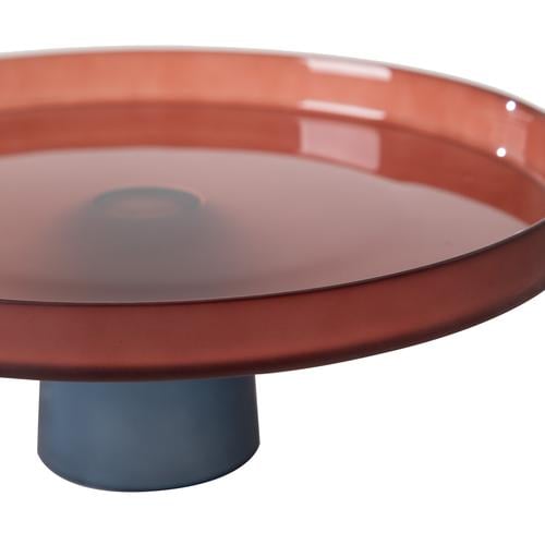  COLORS AYAKLI CAM SUNUM 28CM -KIRMIZI