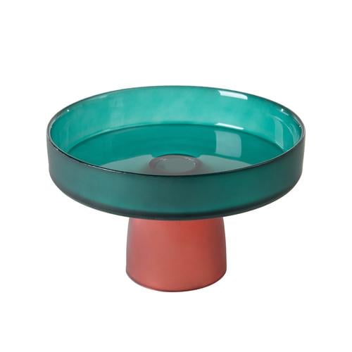 COLORS AYAKLI CAM SUNUM 18CM- YEŞİL