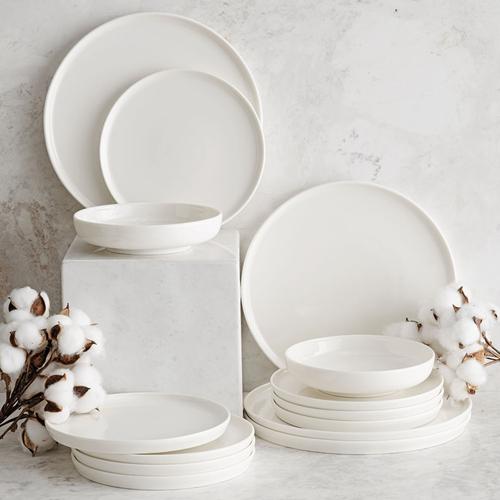 EPHESUS WHITE SERVİS TABAĞI SETİ 6LI -26CM