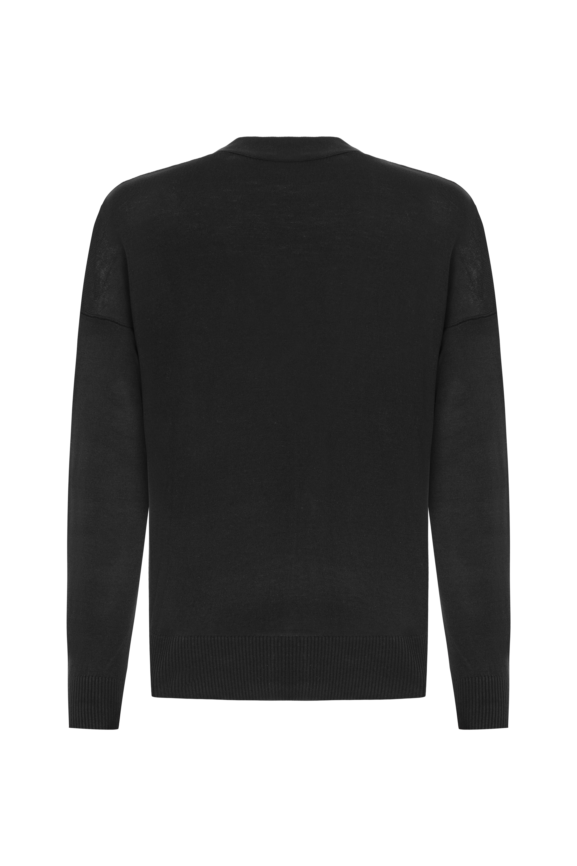 DÜĞMELİ V YAKA TRİKO HIRKA