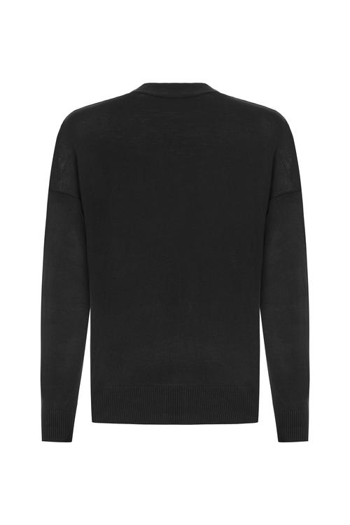  DÜĞMELİ V YAKA TRİKO HIRKA