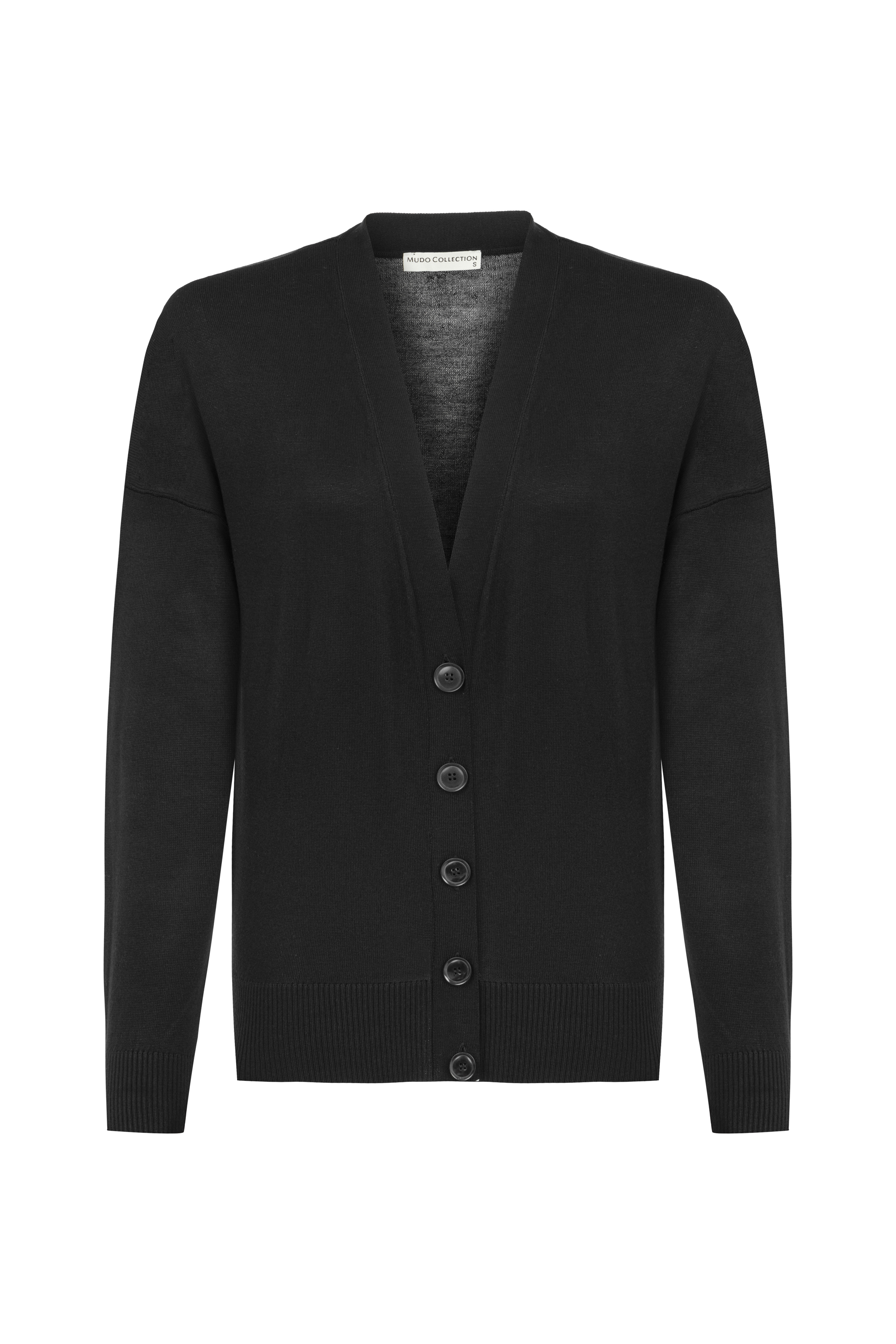 DÜĞMELİ V YAKA TRİKO HIRKA