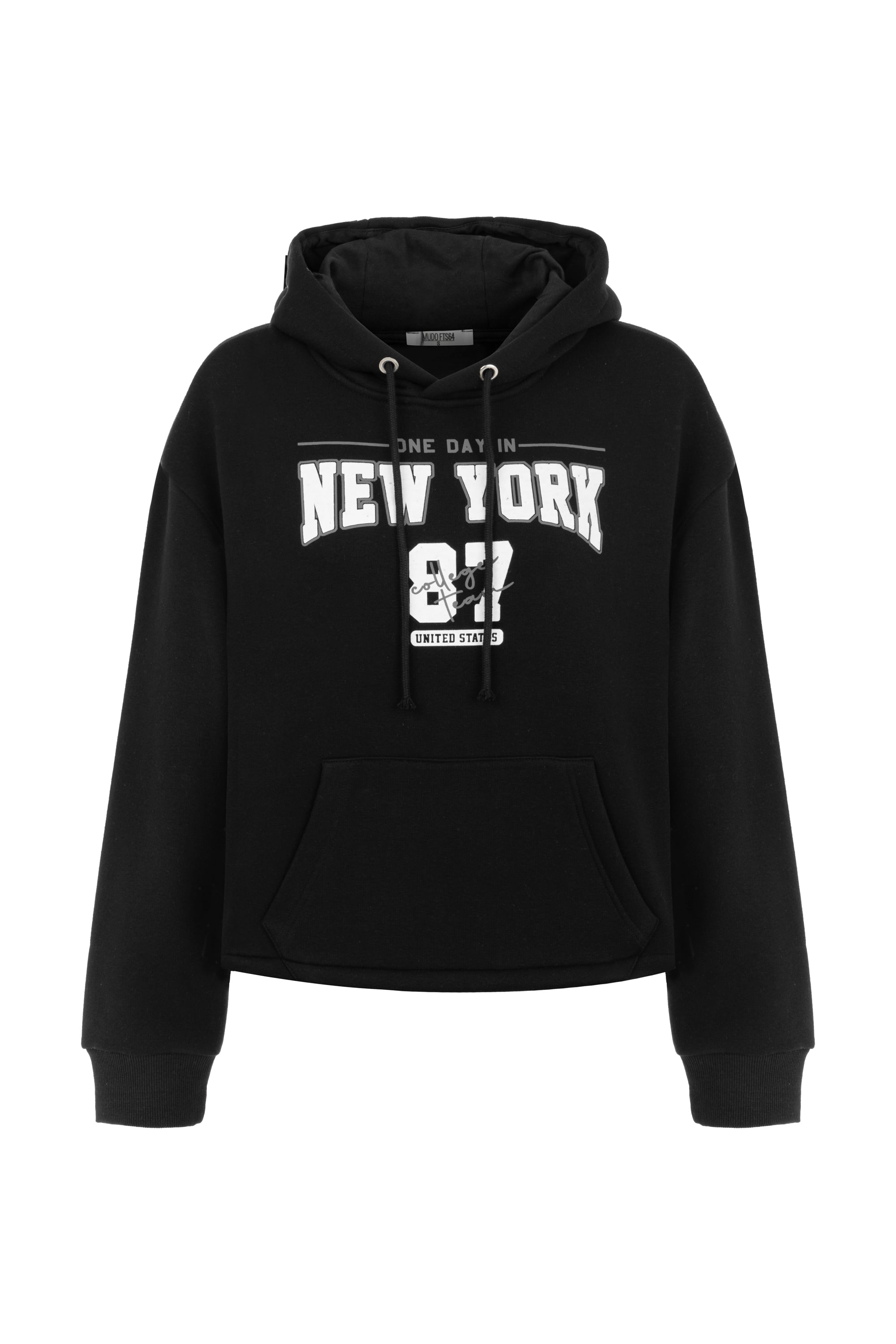 NAKIŞLI KAPÜŞONLU SWEATSHIRT