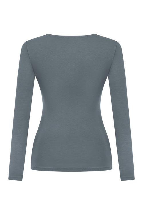  V YAKA UZUN KOLLU T-SHIRT