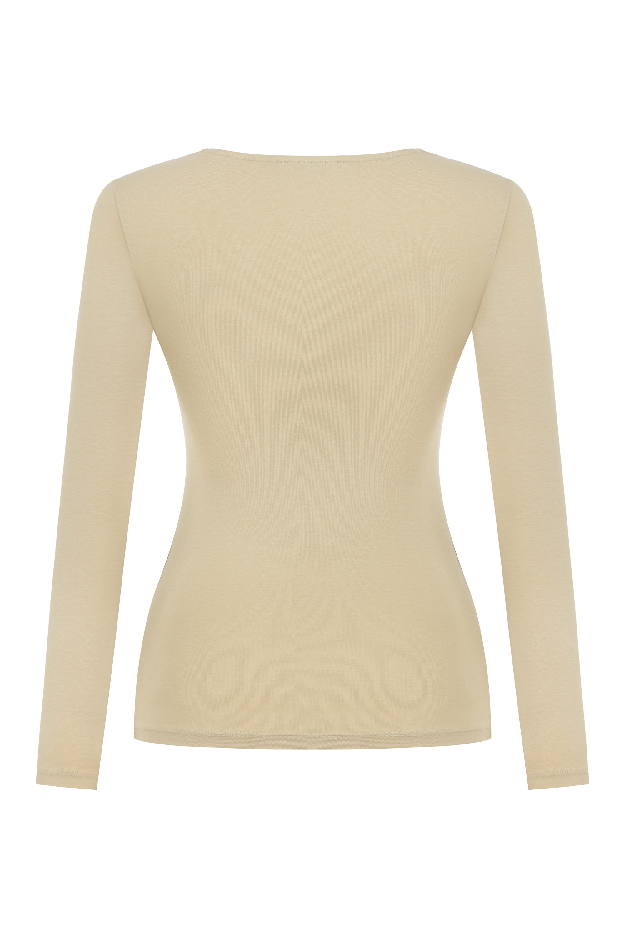 V YAKA UZUN KOLLU T-SHIRT