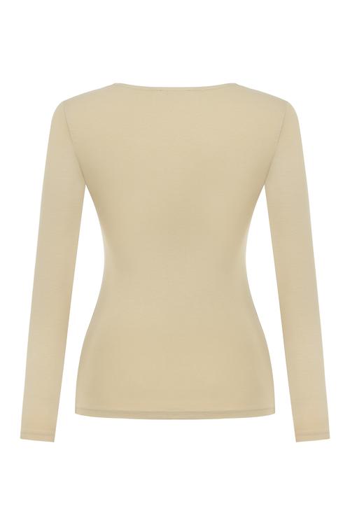  V YAKA UZUN KOLLU T-SHIRT