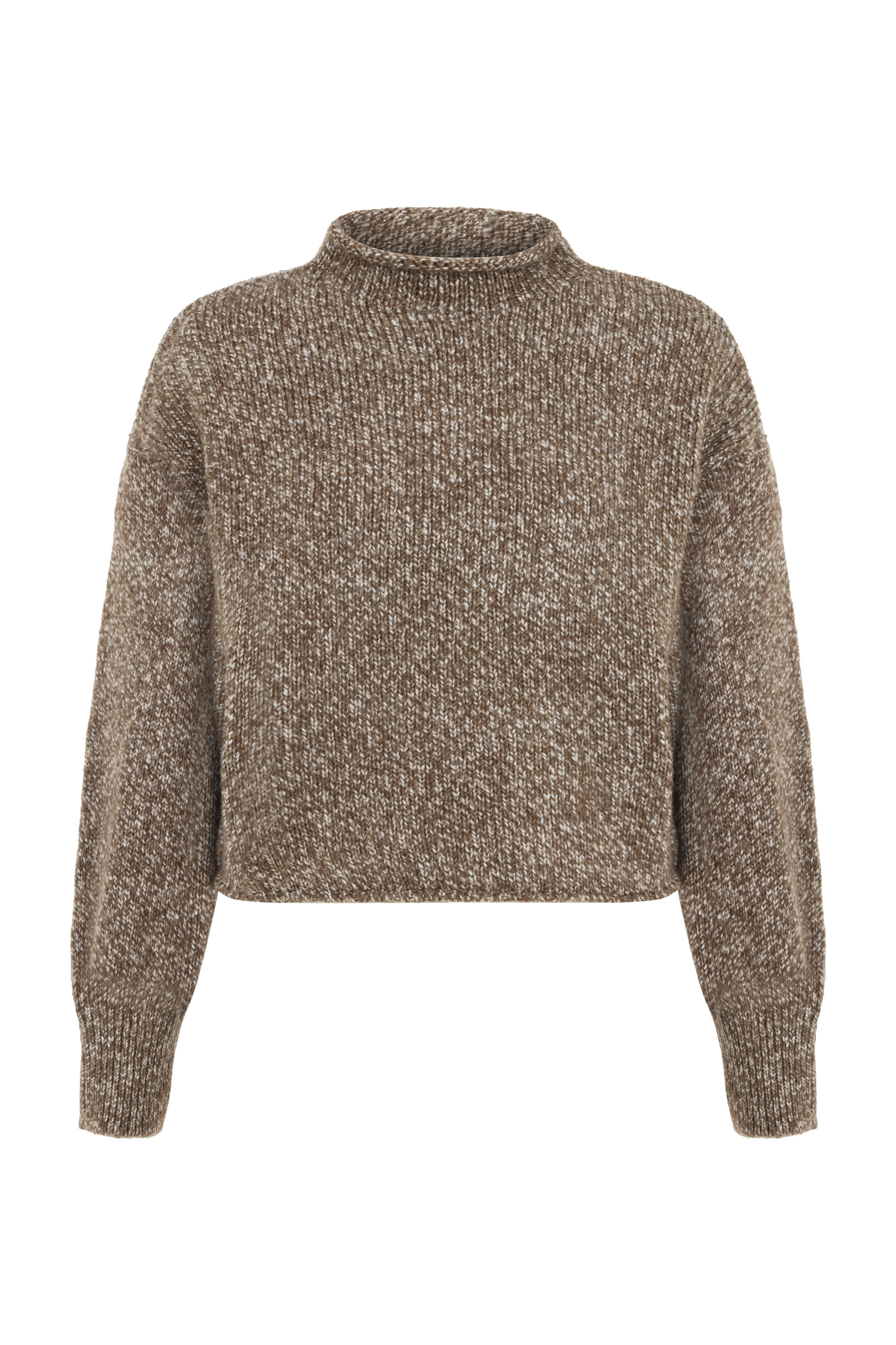 DİK YAKA TRİKO KAZAK