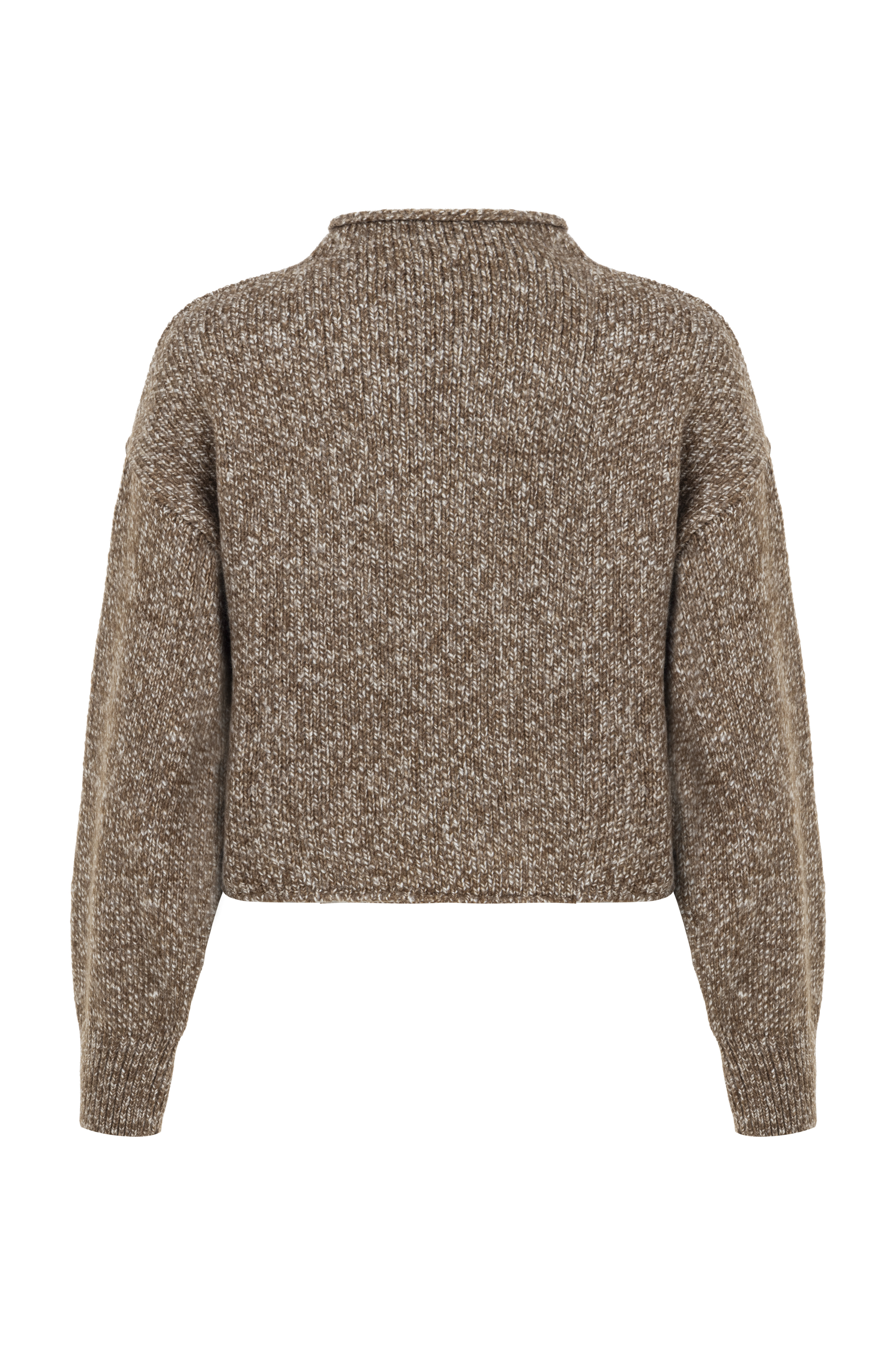 DİK YAKA TRİKO KAZAK