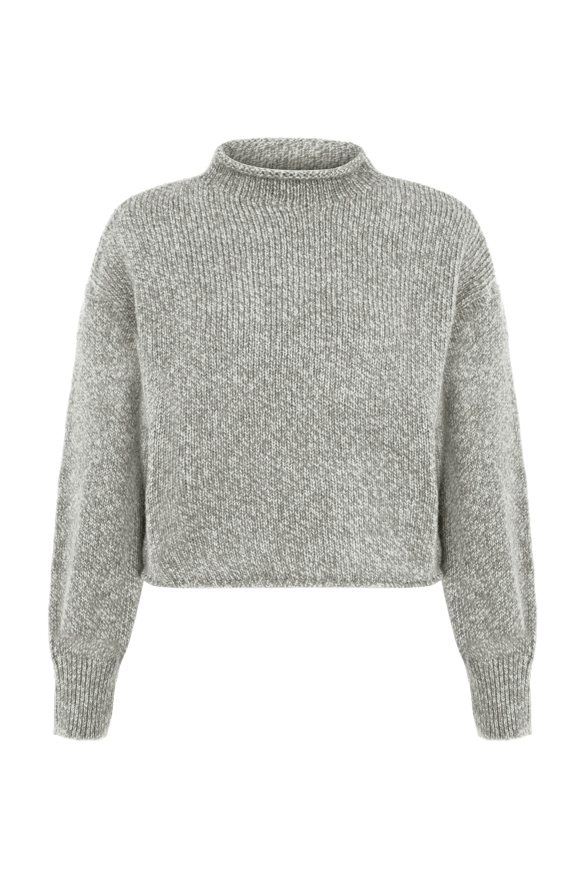 DİK YAKA TRİKO KAZAK