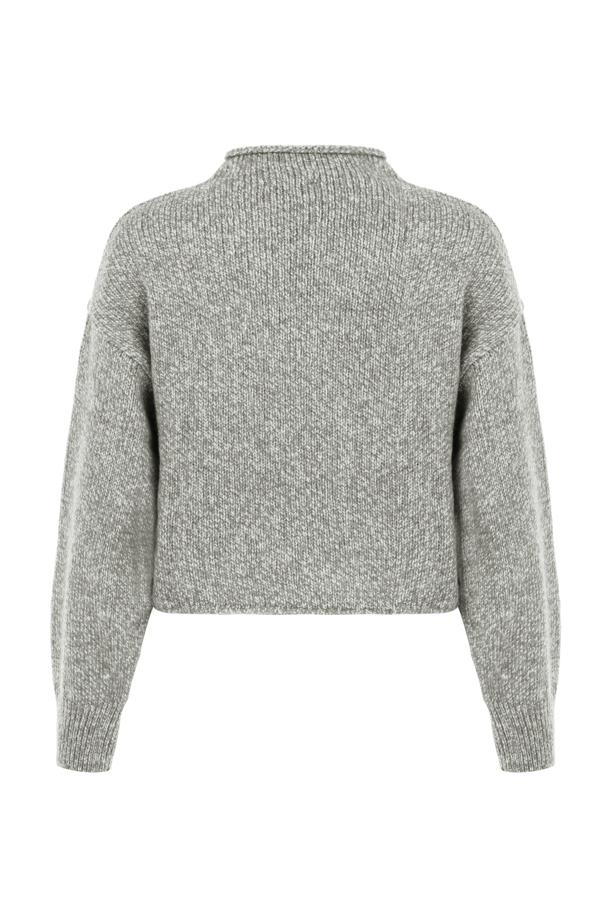 DİK YAKA TRİKO KAZAK