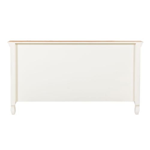  BORRA ÇİFT KİŞİLİK AHŞAP KARYOLA BEYAZ 200X160