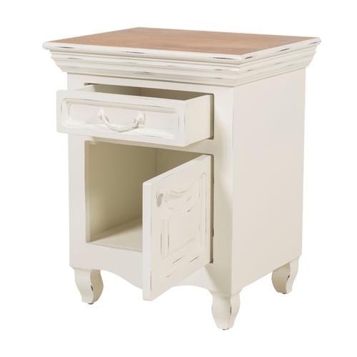  BORRA  KOMODİN BEYAZ SAĞ