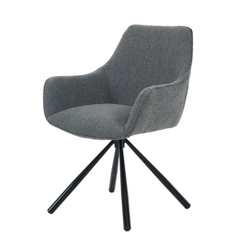  BRODY KOLÇAKLI SANDALYE KOYU GRİ