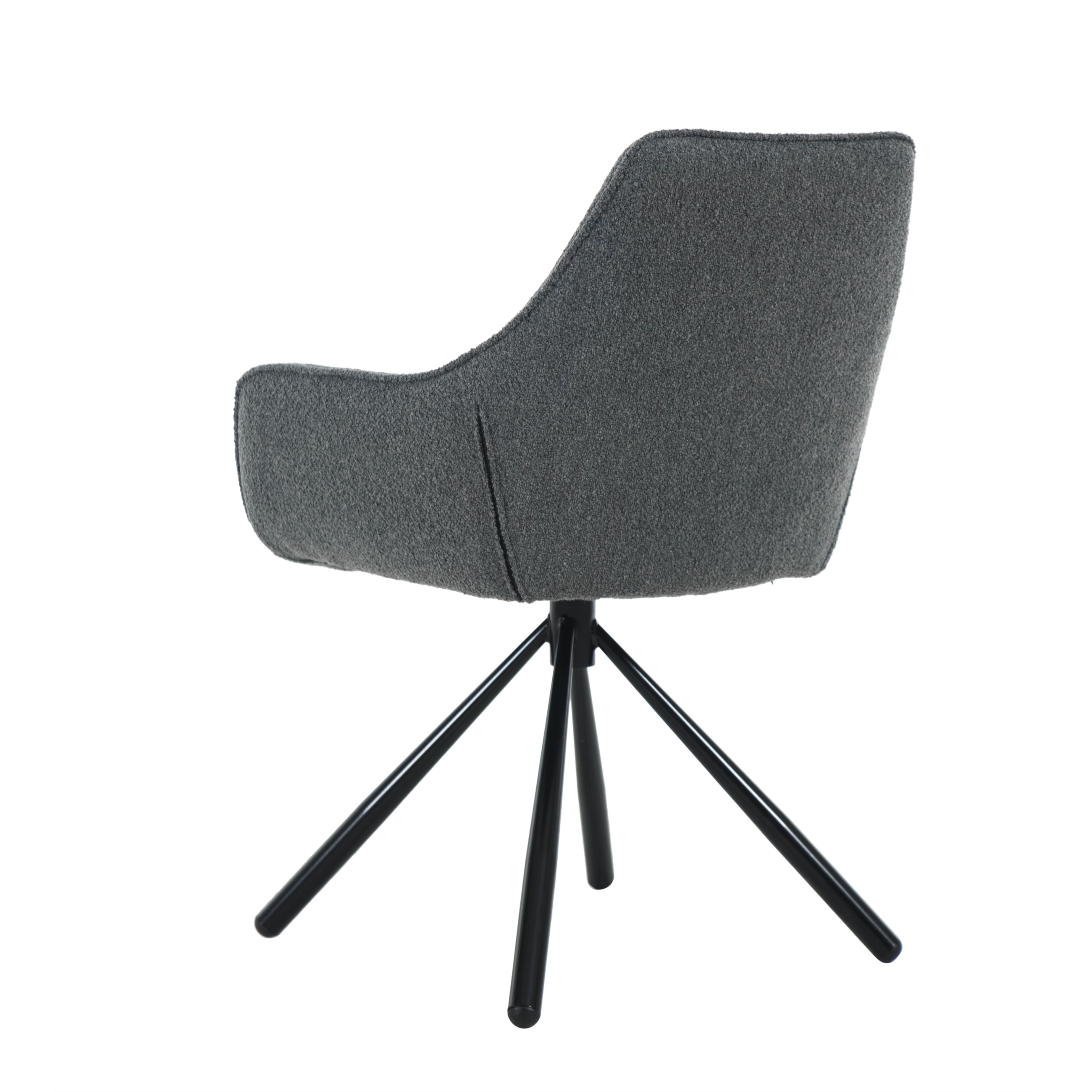 BRODY KOLÇAKLI SANDALYE KOYU GRİ