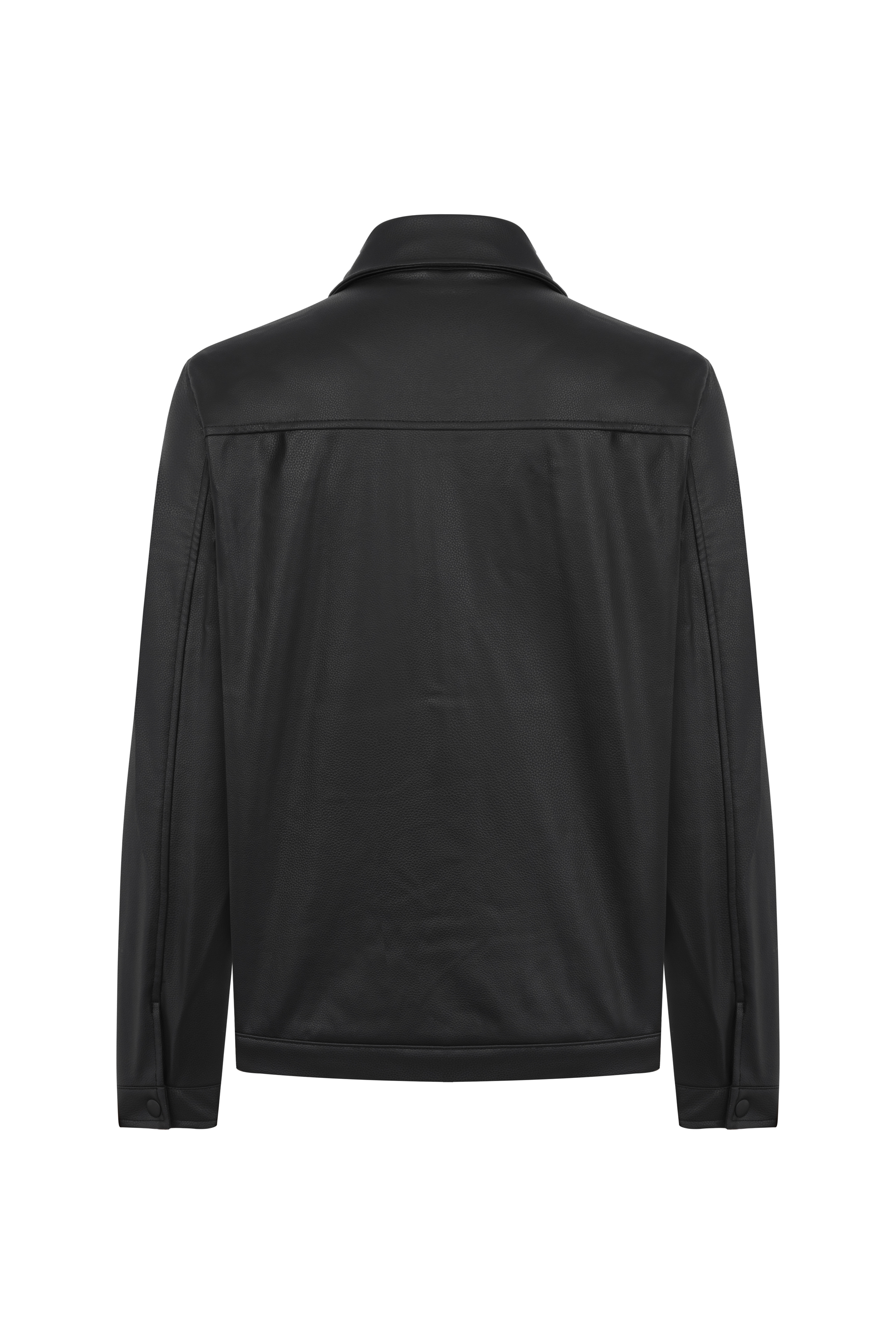 DERİ GÖRÜNÜMLÜ CEKET