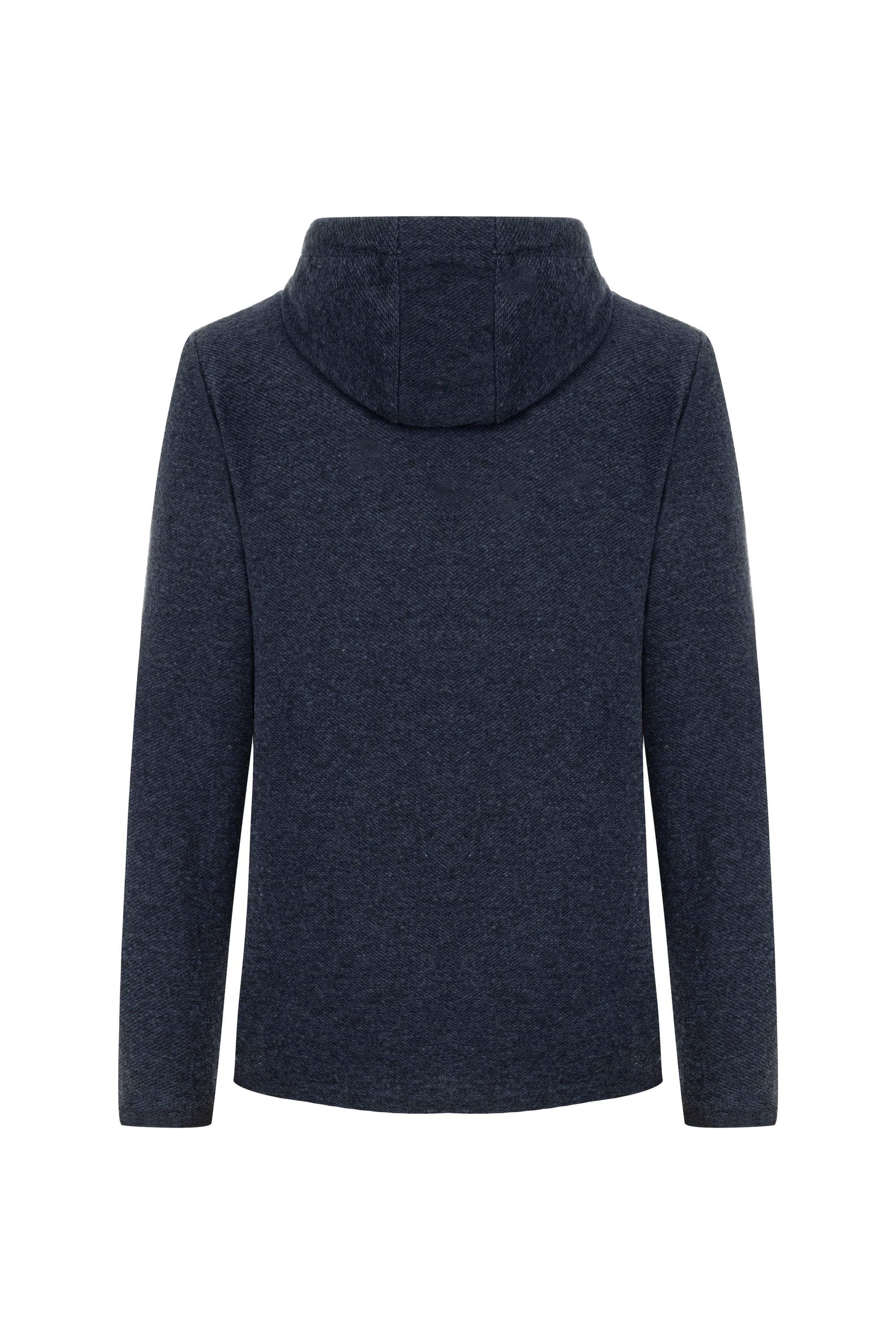 DOKULU KAPÜŞONLU SWEATSHIRT