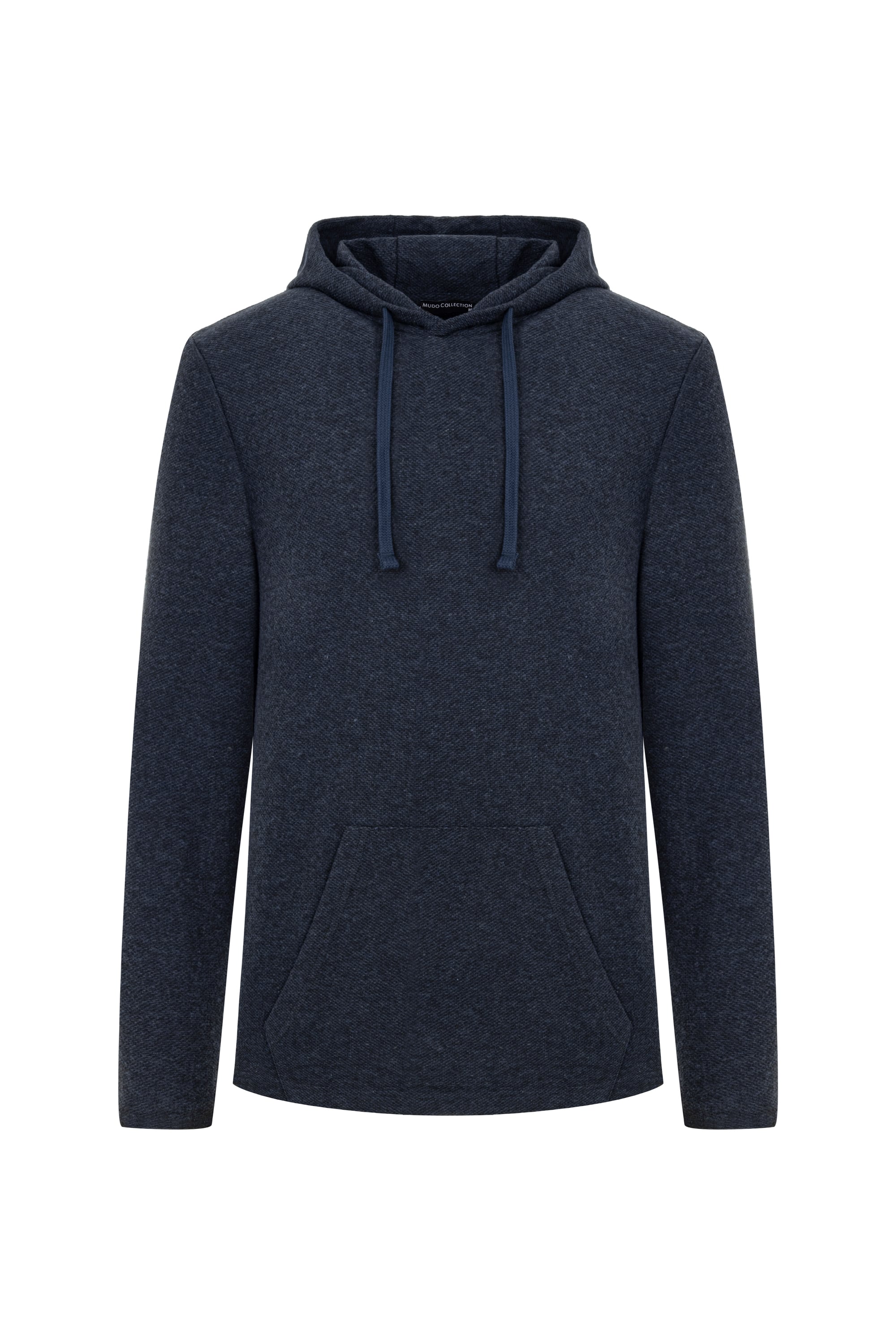 DOKULU KAPÜŞONLU SWEATSHIRT