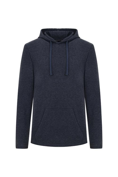  DOKULU KAPÜŞONLU SWEATSHIRT