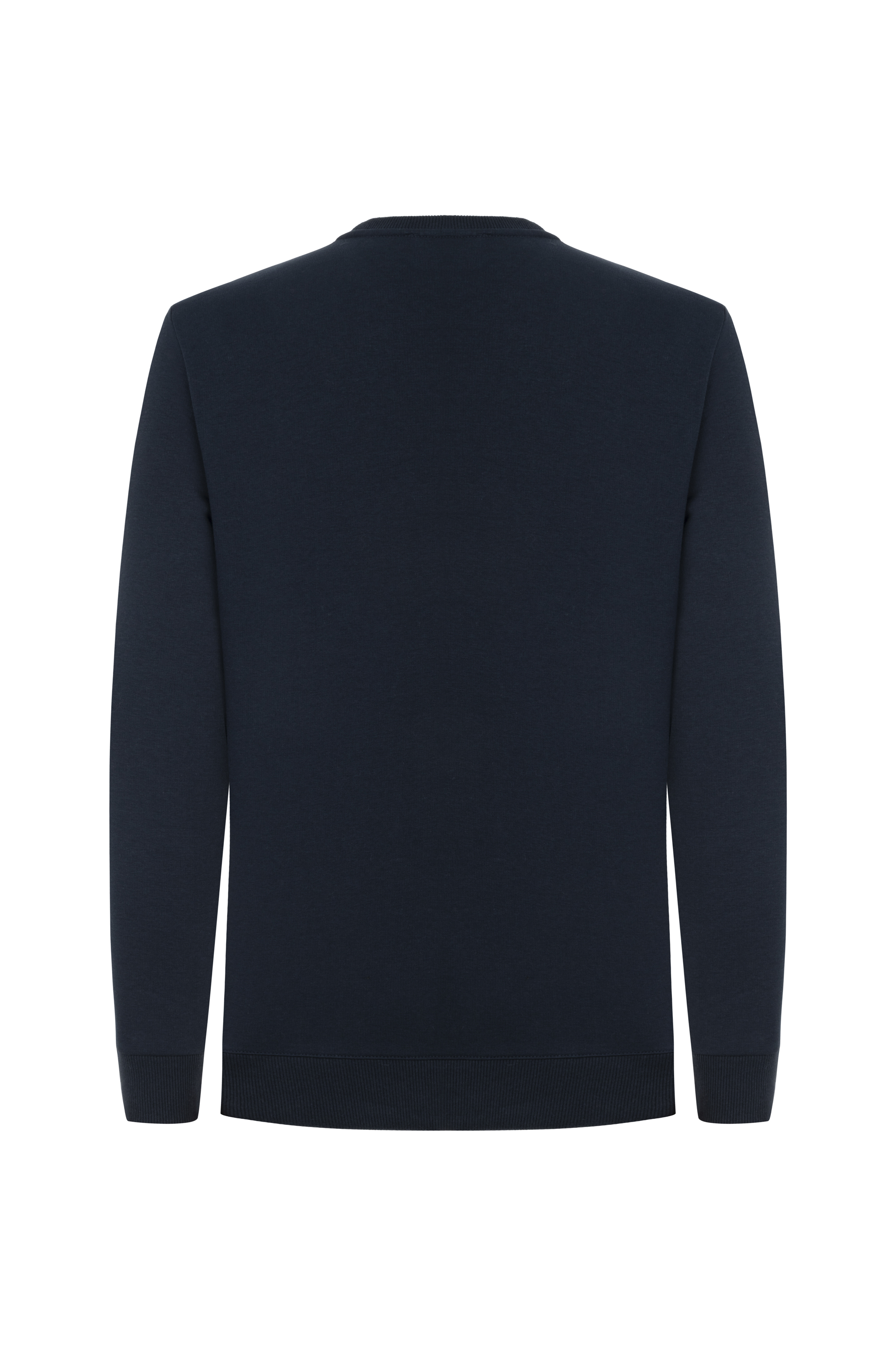 BASKILI BİSİKLET YAKA SWEATSHIRT