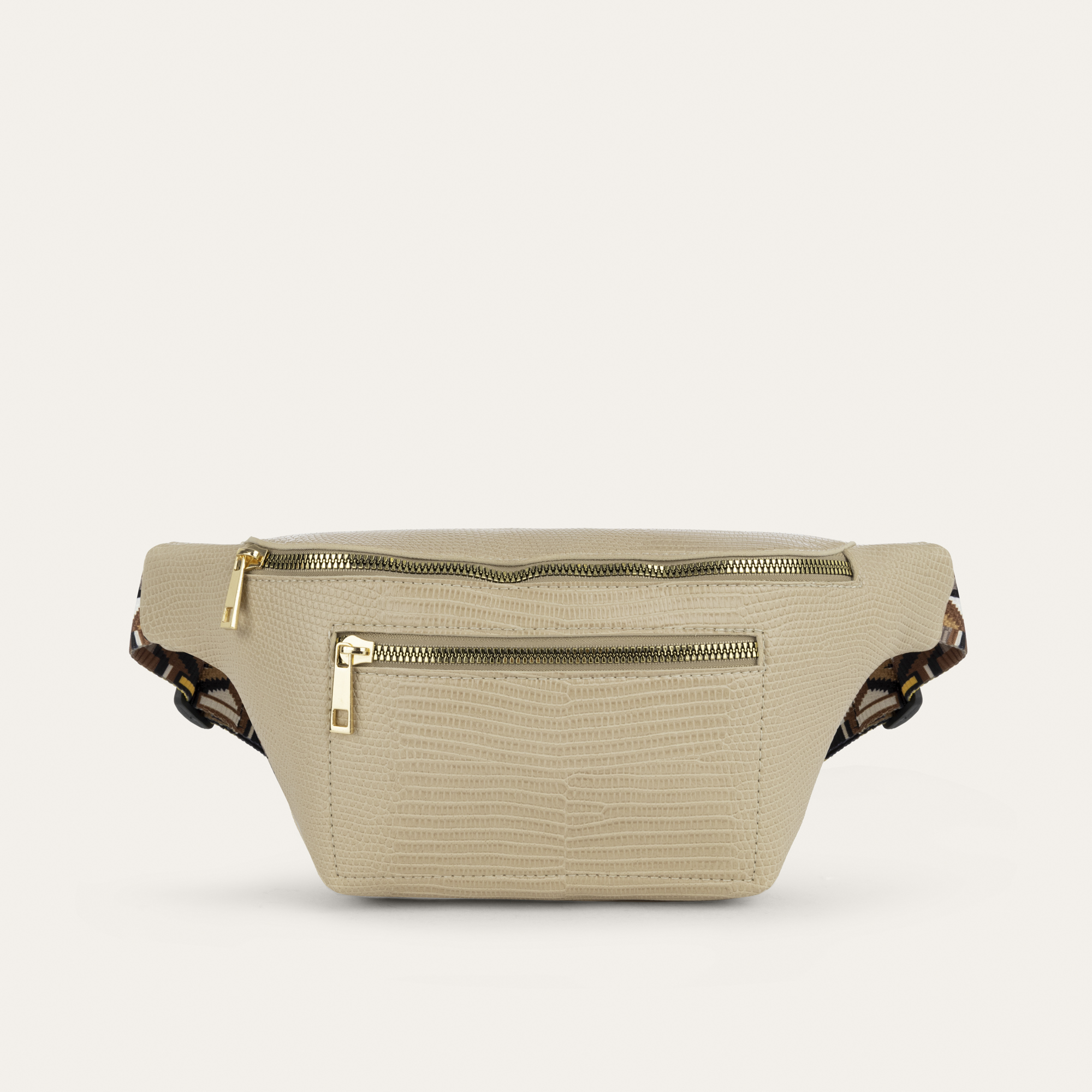 DERİ GÖRÜNÜMLÜ BEL ÇANTASI