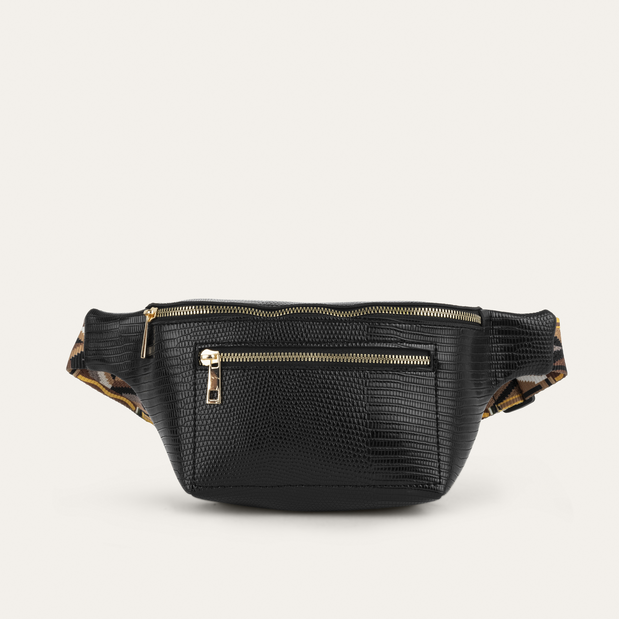 DERİ GÖRÜNÜMLÜ BEL ÇANTASI