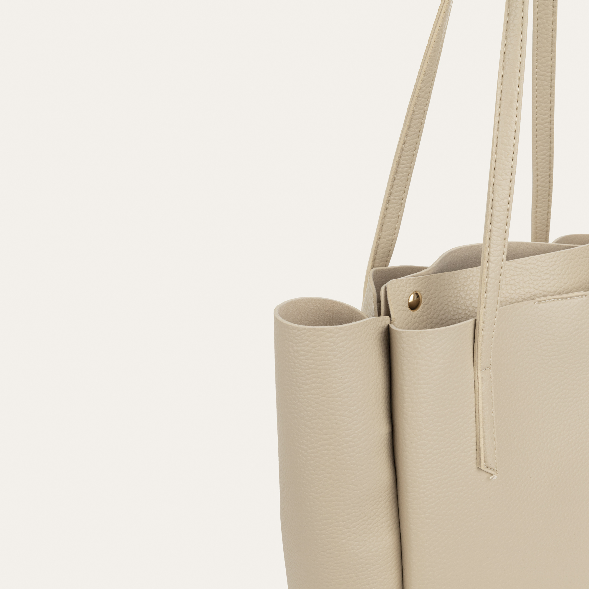 DERİ GÖRÜNÜMLÜ EL ÇANTASI