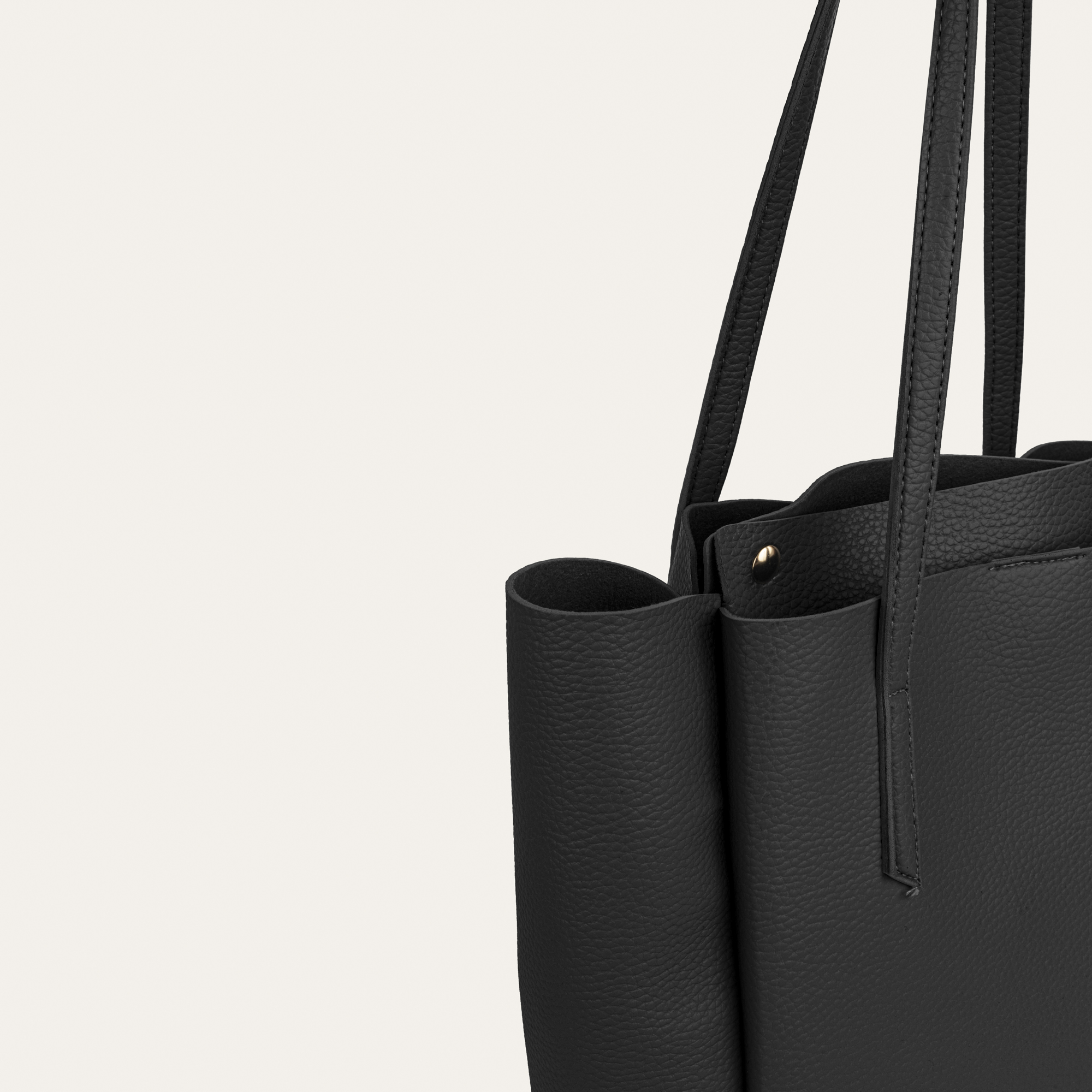 DERİ GÖRÜNÜMLÜ EL ÇANTASI