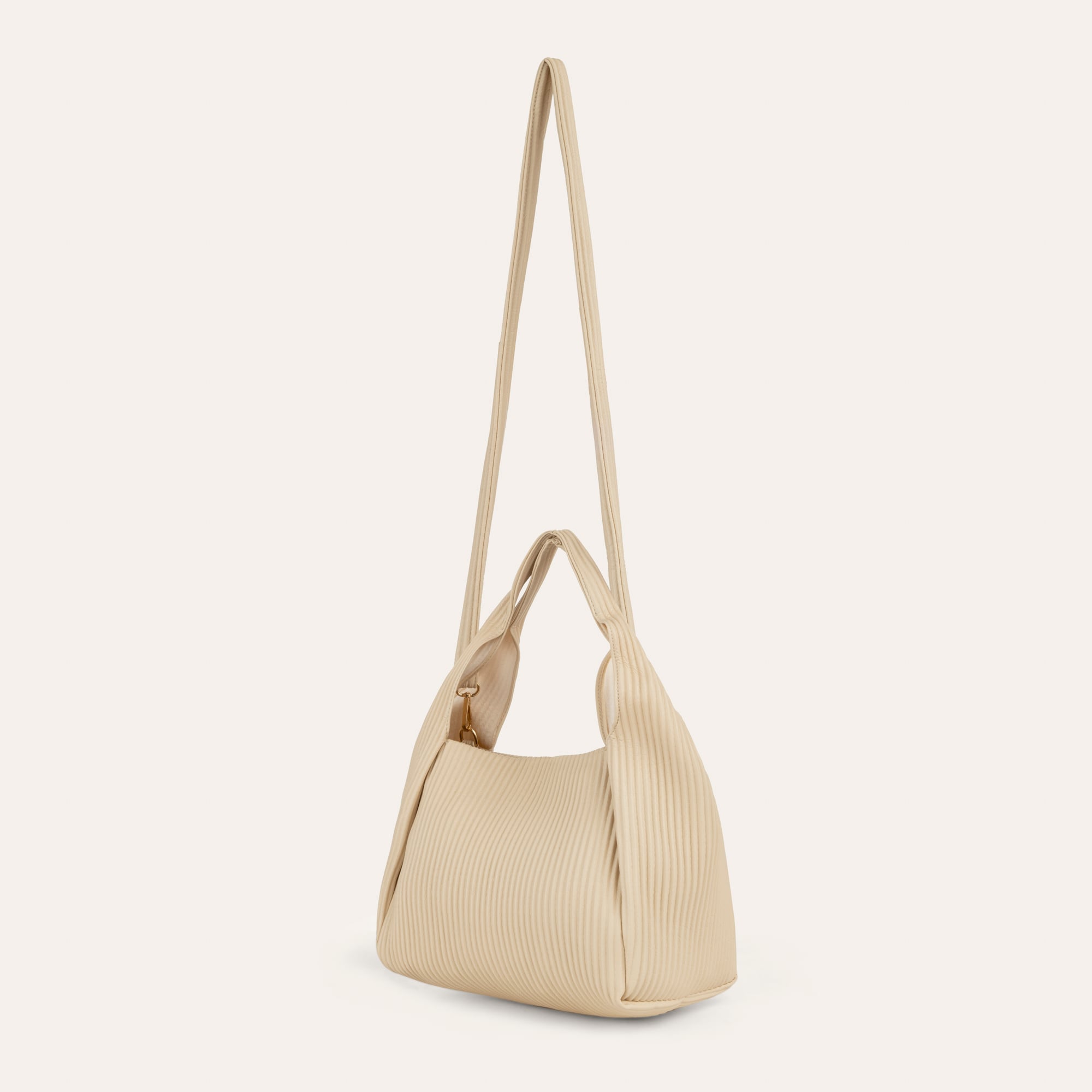 DOKULU DERİ GÖRÜNÜMLÜ EL ÇANTASI