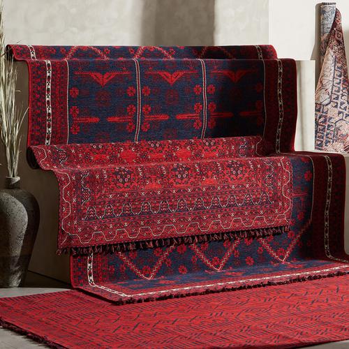  JINA BOLD HALI KIRMIZI LACİVERT 160X230