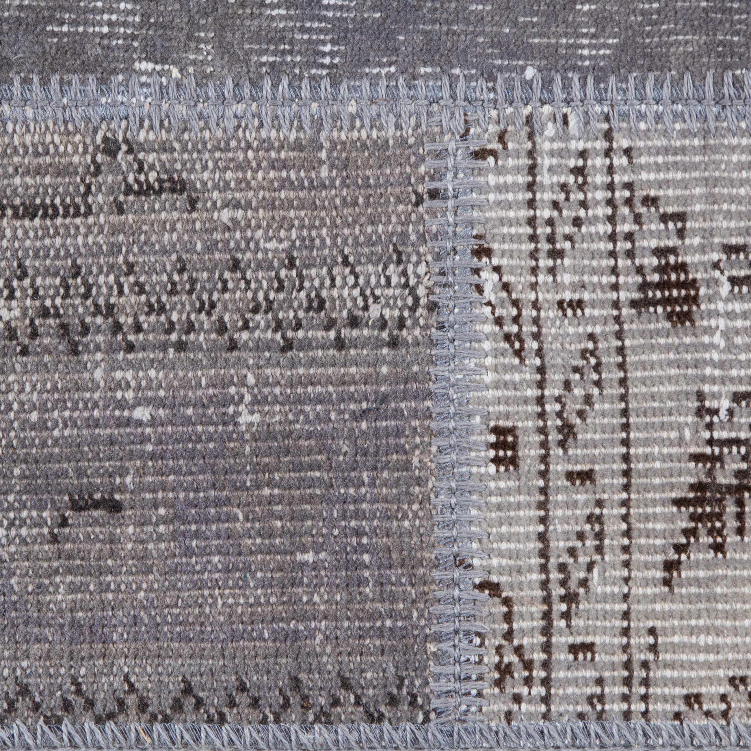 LIMA GRİ EL DİKİŞİ PATCHWORK YOLLUK 80X300