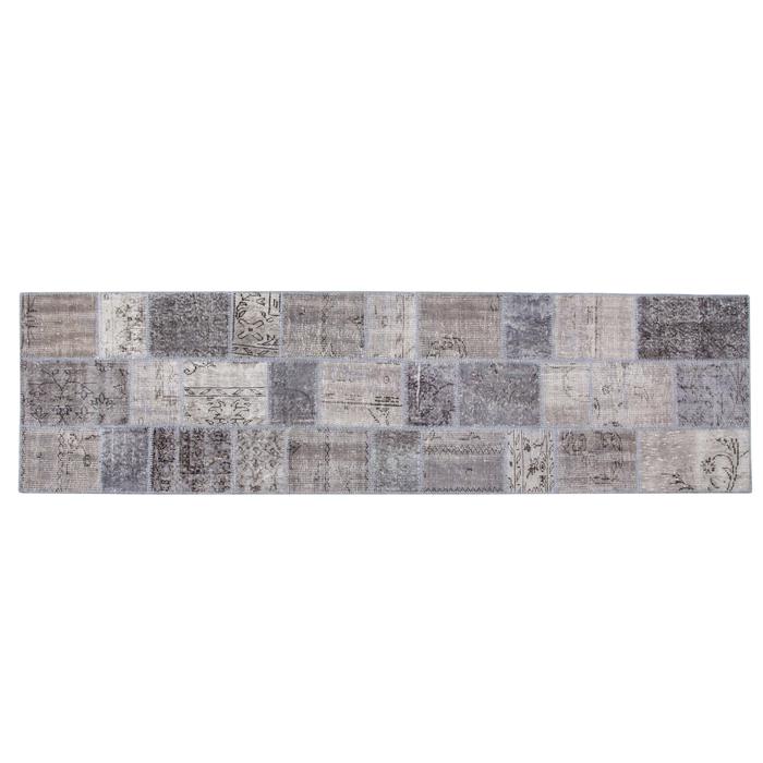LIMA GRİ EL DİKİŞİ PATCHWORK YOLLUK 80X300