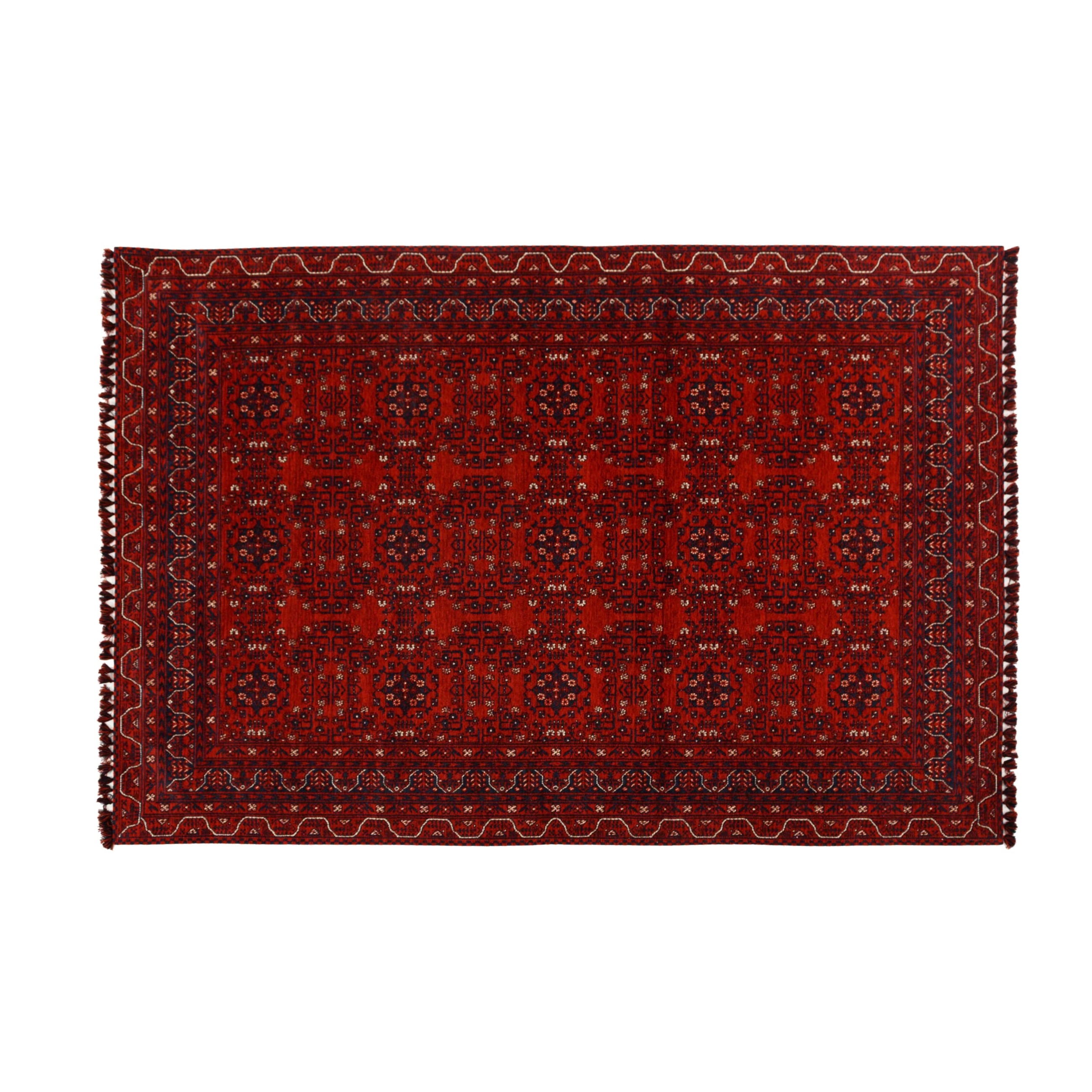 JINA BOLD HALI KIRMIZI LACİVERT 160X230