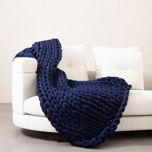  ABELLA KOLTUK ŞALI LACİVERT 120X180