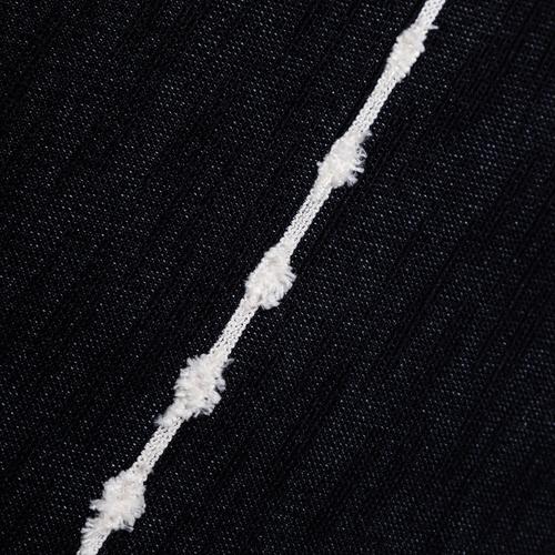 AVA ÇİZGİLİ KIRLENT SİYAH 50X50