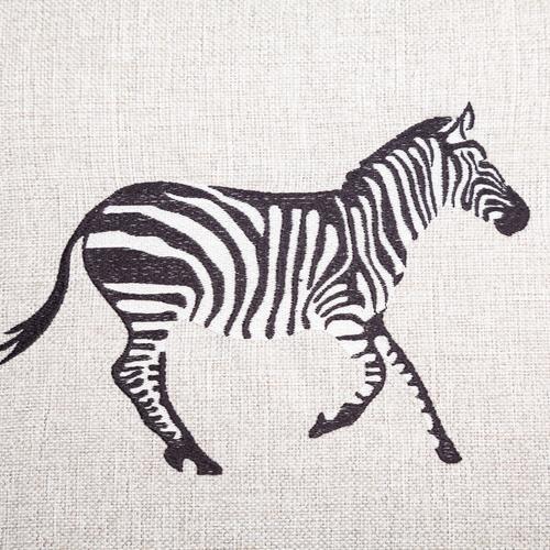  WILD ZEBRA KIRLENT GRİ 43X43
